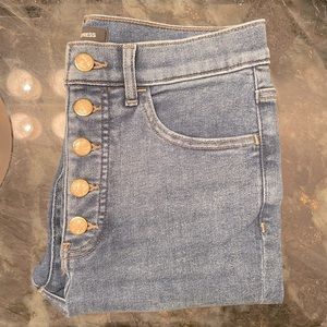 Express Super High Rise Skinny Jeans